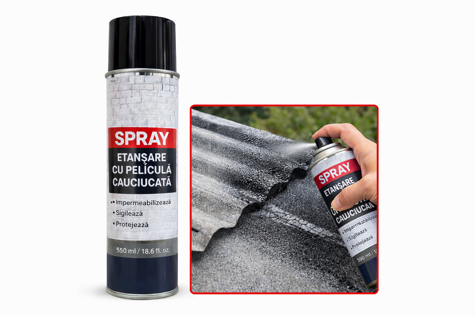 Spray reparator profesional pentru infiltrații si crăpături